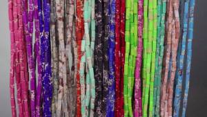 13x4mm Natural Square Tube Stone Beads Multicolor Loose Emperor Stone Bead for Jewelry Making DIY Earrings Bracelet Findings