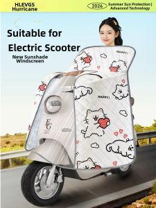Sun Protection Waterproof E-scooter Wind Cover