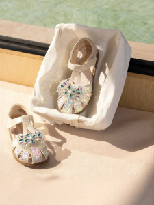Belle | Princess Style Covered Toe Sandals for Girls