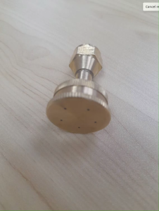 หัวพ่นยา ทองเหลืองแท้ แบบ 5รู หัวพ่นยาทองเหลือง หัวพ่น หัวพ่นละอองฝอย