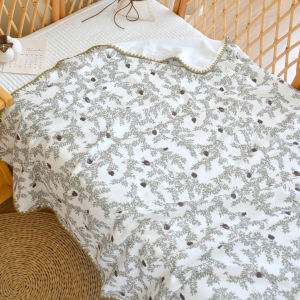 ANYOUBI | Cool and Breathable Bamboo Fiber Baby Blanket 4 Layers