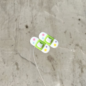 Bandaids สติกเกอร์ผ้าปิดแผลรูปกระต่ายนกหวีดสุดน่ารักขนาดเล็ก หมาแมวปีกผีเสื้อ ที่หนีบผม อะคริลิก เครื่องประดับแฟชั่นใหม่