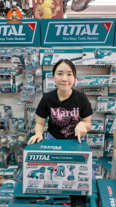TOTAL COMBO SET รุ่นTOSLI2301510 ชุดสว่านโรตารี่+สว่านไขควงกระแทก+เครื่องเจียร์ 20v เครื่องมือช่าง พร้อมอุปกรณ์เสริม สินค้าพร้อมส่ง