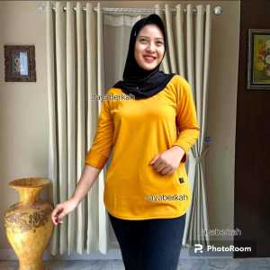 BELI 1 DAPAT 1 - ATASAN KAOS BABYTERRY TUNIK TEBAL MELAR LD 120 ATASAN WANITA