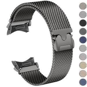 Dây Đeo Đồng Hồ Thông Minh Bằng Thép Không Gỉ Từ Tính Kiểu Milanese Dành Cho Samsung Galaxy Watch Classic 4/5 40/44mm Không Khe Hở Phụ Kiện Thông Minh