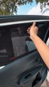 Car Sunshade ISUZU DMAX D-MAX 2012 - 2023 STRONG MAGNET SAMURAI SUN SHADES Magnetic Pelindung Matahari Kereta