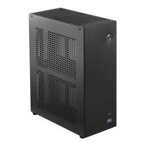 T.F.SKYWINDINTL | Thùng Máy Tính Để Bàn Mini 4.5L Dual-Disk ITX 3.5 Hỗ Trợ Thay Ổ Cứng Nóng Tích Hợp Nguồn DC Dành Cho Văn Phòng Nhà Ở Mạng Gia Đình Kích Thước Nhỏ Gọn ATX
