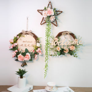 Childrens Bedroom Wall Decor Realistic Flower Pendant Three-Dimensional Five-Star Airborne Decoration Home Living Nautical Style