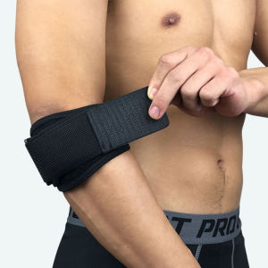 1Pcs Sport Elbow Support Brace with Muscle Compression Pad for Tennis Golfer Elbow Strap Band Relieves Tendonitis Forearm Pain