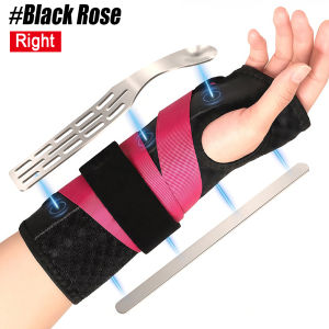 1Pcs Carpal Tunnel Wrist Brace Night Support Pain Relief Metal Wrist Splint for TendonitisArthritisSprain Fit Left Right Hand