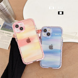 FLOVEME Painting Halo for IPhone 14 Pro/iPhone14 Pro Max /14 Plus IPhone 13/13 Pro/13 Pro Max IPhone 12 Pro Cute Soft Shockproof Bumper Transparent Phone Case Silicone Back Cover Case