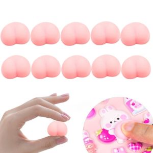 5/10/20Pcs Mini Soft Squeeze Ass Pinching Mobile Phone Anti-collision Stickers Novelty Stress Relief Gifts for Adults and Kids