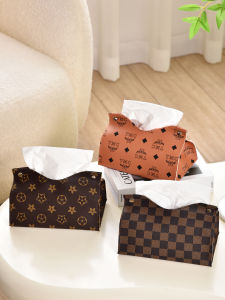 Elegant High-Aesthetic Tissue Box Luxury Design for Living Room Dining Table Car Interior Decorative Rectangular Plastic Box