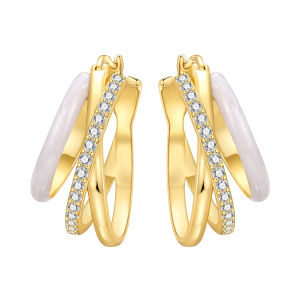 S925 Sterling Silver Earrings Multiple Styles 18K Gold-plated Earrings Original Simple Fashion Jewelry Women Birthday Gift