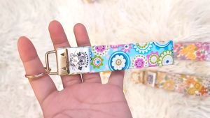 Cute Handmade All Around Key Chain / Key Fob / Key Ring