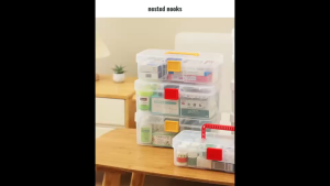 Portable Storage Hardware Tool Box Container Home Medicine Box Medical Multi-layer Emergency Multi-purpose Storage Box