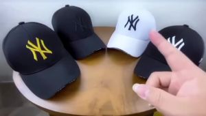 TERKECE!!! Topi Baseball Bordir NY List berbahan Rappel Premium Quality bisa COD