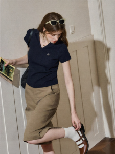 KUHNMARVIN | Collar Short Sleeve Slim Breathable Womens Polo Shirt