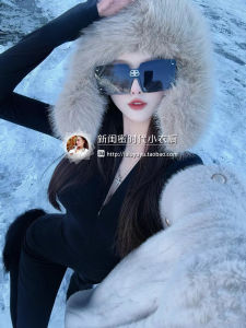 Long Sleeve Yoga Suit Bodysuit Tight Fitness Training Sports Wear Women Snowy Changbai Mountain Zipper Sensation Clothing