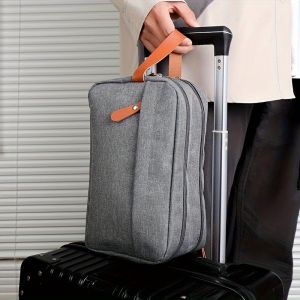 Túi Đựng Đồ Vệ Sinh Cá Nhân Du Lịch Nam Gấp Gọn Dung Tích Lớn Chống Thấm Nước Chất Liệu Oxford Hai Lớp Phụ Kiện Khuyến Mãi