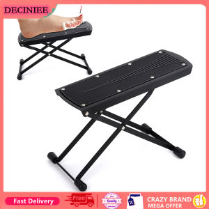 DECINIEE Nail Pedal Footboard Tool Stool Beautifying Folding Floor Mat Stable Shelf Metal Iron Pipe Adjustable Support Portable Step