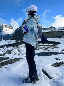 Quần Gió Tuyết Chống Lạnh Đông Bắc Quần Leo Núi Đi Bộ Phong CÁch Chức Năng Kiểu Mỹ Chống Nước Cấp Mưa Bão Lót Lông Mùa Đông Mẫu Nam