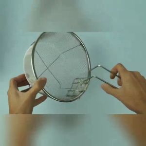 Stainless Steel Frying Cage/Food Colander/fine mesh/Filter Scop