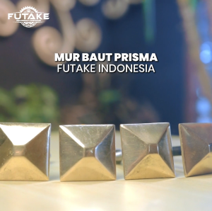 FUTAKE - Isi 5 Mur Baut Kuningan Kotak Prisma Ornamen Hiasan Pagar Kursi Taman