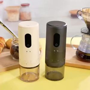 Máy Xay Cà Phê Điện Cầm Tay Nâng Cấp Mới Với Cối Xay Gốm - 38 Mức Độ Xay Có Thể Điều Chỉnh - Xay Nhanh Hơn 1.8 Lần Để Có Hương Vị Ngon Hơn