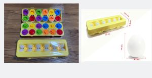 ไข่สกรู 3 มิติ ตัวต่อปริศนา ของเล่นเสริมพัฒนาการเด็ก ฝึกทักษะคณิตศาสตร์ จับคู่รูปทรง เกมฝึกสมองสำหรับเด็ก ของขวัญวันอีสเตอร์