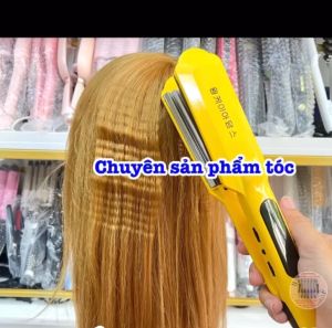 PROBarbers Máy Bấm Tóc Cao Cấp Bản Lớn MS041 Vàng - Chất Liệu An Toàn Làm Nóng Nhanh Tỏa Nhiệt Đều 5 Mức Chỉnh Nhiệt 150-230 Độ Dây Điện 2m Bảo Hành 03 Tháng