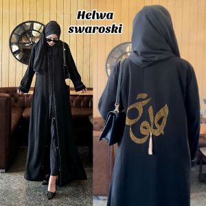 ABAYA DUBAI TURKEY HELWA COUPLE GAMIS ARAB SAUDI MAXIDRESS TREND KEKINIAN GAMIS BORDIR FASHION WANITA MURAH MUSLIMAH /TERBARU / COUPLE / GAMIS LEBARAN / TERLARIS / ABAYA UMROH BEST SELLER BISA BAYAR DI TEMPAT/COD