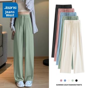Jeanswest | Quần Nữ Mỏng Thoáng Mát Phong Cách Mùa Hè Màu Đen
