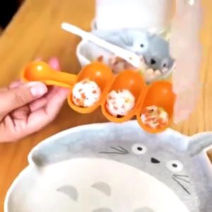 Cetakan Nasi Bulat Bola Bola mini Centong kecil rice ball shaker alat pencetak bulat