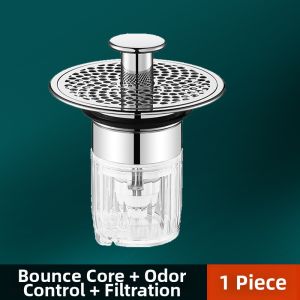 Anti-Block Drain Filter Deodorizing Sink Stopper