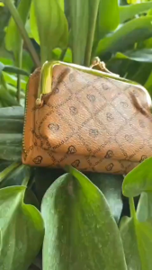 Dompet Resleting Emily Murah Cokelat Cantik WA1203B7 Remaja Fashion Terbaru Kulit Korea