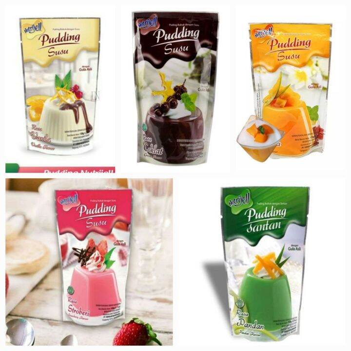 pudding susu nutrijell 145 gr puding jellly | Lazada Indonesia