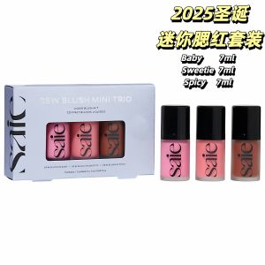 Bộ Son Má Hồng Mini SAIE2025 Christmas Baby/Sweeite/Spicy/Hottie Tăng Cường Màu Sắc Cho Da Nhiều Loại Da Sản Phẩm Mỹ Phẩm