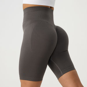High-Waist Slimming Yoga Pants for Women Sporty Fitness Leggings with Hip Lift High Elasticity Quick-Dry Short Length