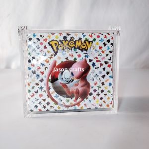 Acrylic Pokemon Protection Box Ultra Dream High Definition Transparent Display Magnet Box Gaming Card Holder Storage Case