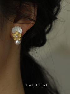 เรียบหรู Baroque ไข่มุกธรรมชาติหู ข้อมือเสื้อ และชุดต่างหูสตั๊ด Pearl ยุงถาด Clip-on ต่างหูแฟชั่นผู้หญิงเครื่องประดับ