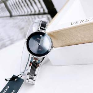 ĐỒNG HỒ NỮ CHÍNH HÃNG Citizen EX1538-50E Eco-Drive Black Dial Silver Stainless Steel For Women Watch