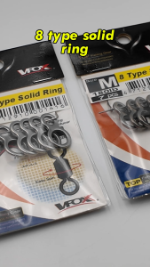 VFOX 8 TYPE SOLID RING Stainless Steel Fishing Solid Ring Heavy Duty Memancing Ikan Accessories