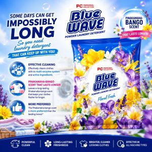 Personal Collection Blue Wave powder laundry detergent 800g Floral Fresh Blooming Rose original classic