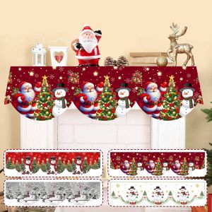 Christmas Snowman Fireplace Scarf Christmas Decorations for Home 2025 Xmas Living Room Ornament Navidad Natal New Year Gift 2026