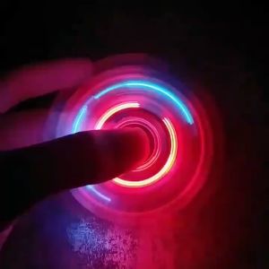 LED Fidget Spinner Lampu Mainan Fidget Spinner Led Rainbow Fidget Spinner Glow In The Dark