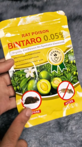 (BUY 2 GET 1) Bintaro Rat Bait Fast Acting Mouse and Rodent Control Natural Repellent for Home