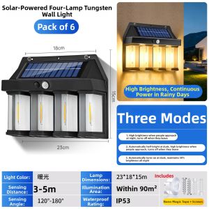SUIYI | Solar Waterproof Outdoor Wall Light With Motion Sensor