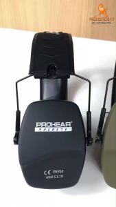 หูฟังยิงปืน Earmuff PROHEAR EM016 NRR 26dB ครอบหูลดเสียง หูฟังลดเสียงรบกวน คุณภาพสูงได้มาตรฐานสหรัฐ ANSI S3.19-1974 และยุโรป CE EN 352-1 พร้อมปกป้องหูที่คุณรัก