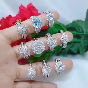 Cincin Desain Elegan Lapis Emas Tahan Lama